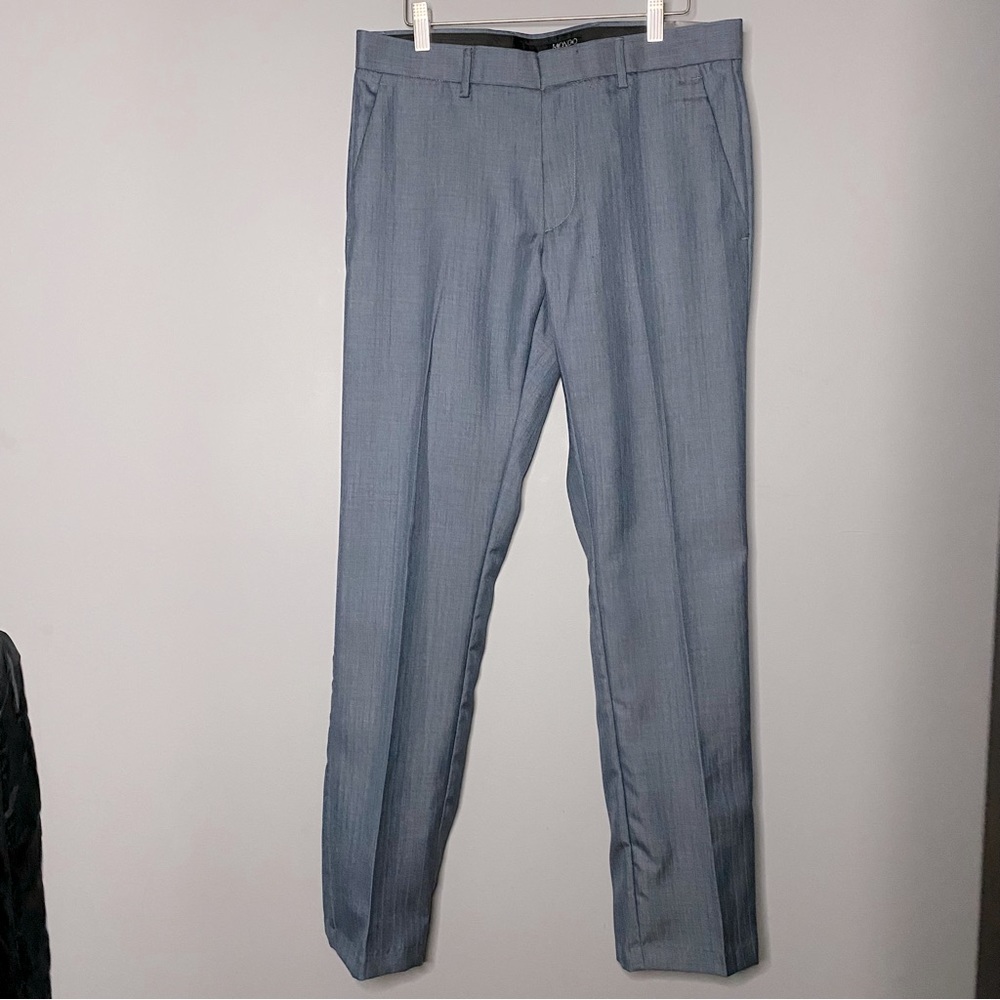 [32] Mondo Di Marco Ultra Slim Dress Pants | Blue